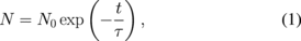 Equation (1)