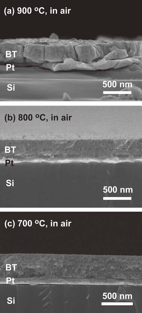 Orientation control of barium titanate films using metal oxide ...