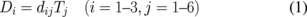 Equation (1)