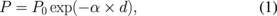 Equation (1)