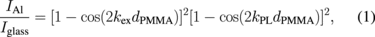 Equation (1)