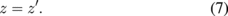 Equation (7)