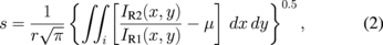 Equation (2)