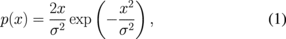 Equation (1)