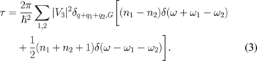 Equation (3)
