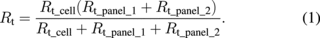 Equation (1)