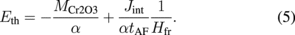 Equation (5)