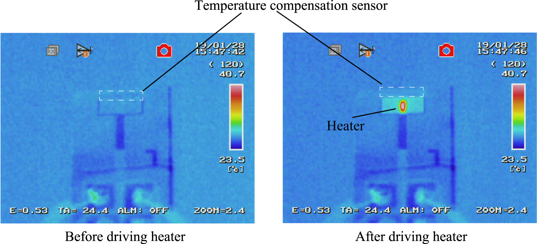 A micromachined flow sensor formed on copper on a polyimide substrate