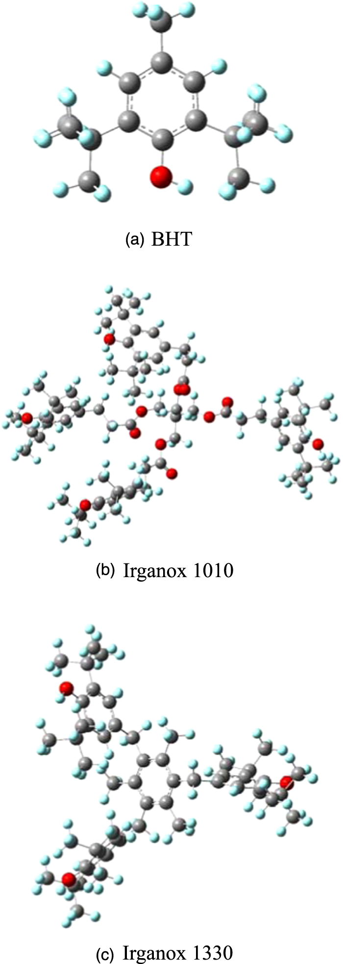 Quantum chemical verification of identification of three phenoltype