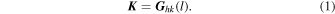 Equation (1)