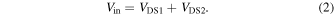 Equation (2)