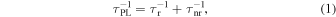 Equation (1)