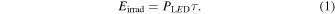 Equation (1)
