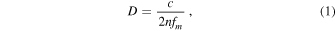 Equation (1)