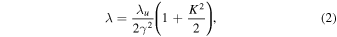 Equation (2)