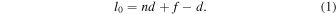 Equation (1)