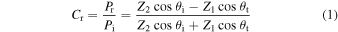 Equation (1)
