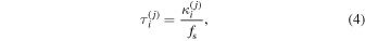 Equation (4)