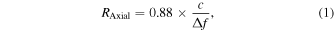 Equation (1)