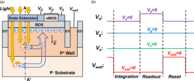 A compact model for the well-depleted 1-T pixel sensor based on silicon ...