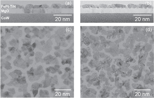 Magnetic properties and nanostructure of FePt-TiN granular films ...