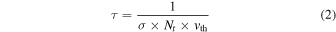 Equation (2)