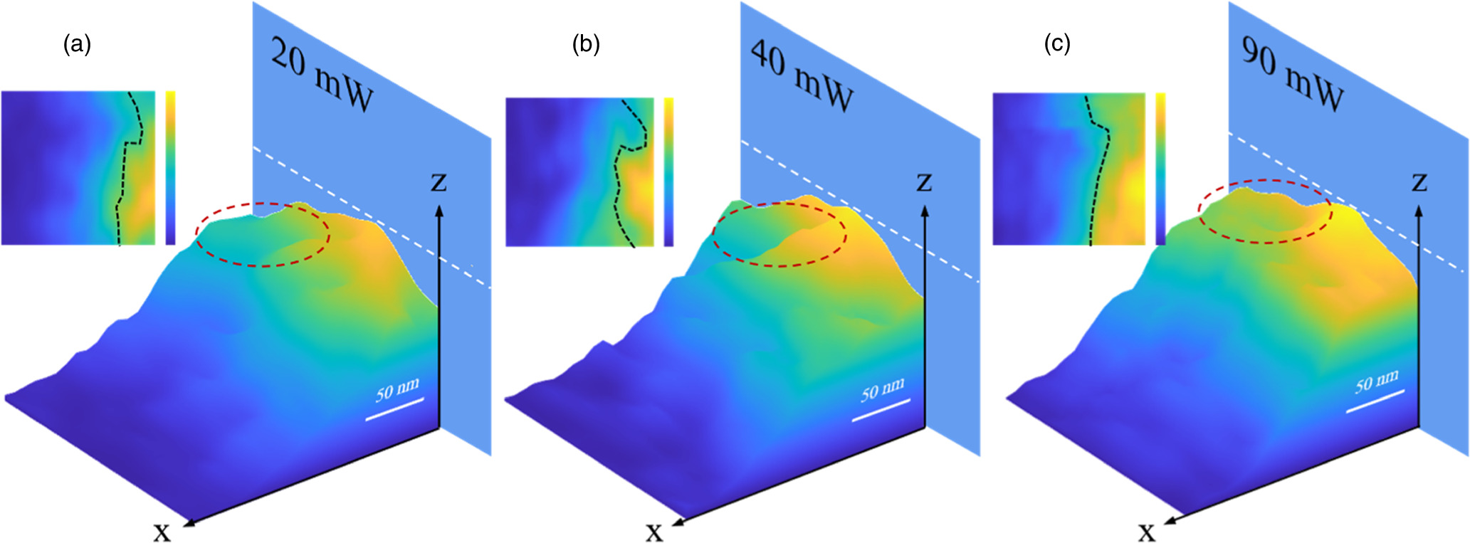 Imaging the distribution of a surface plasmon induced electromagnetic ...