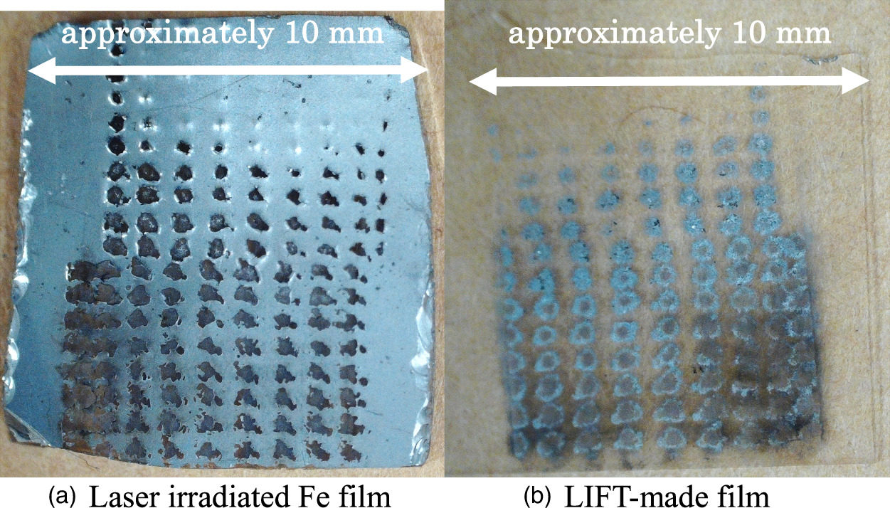 Preparation of magnetic films using the laser induced forward transfer ...