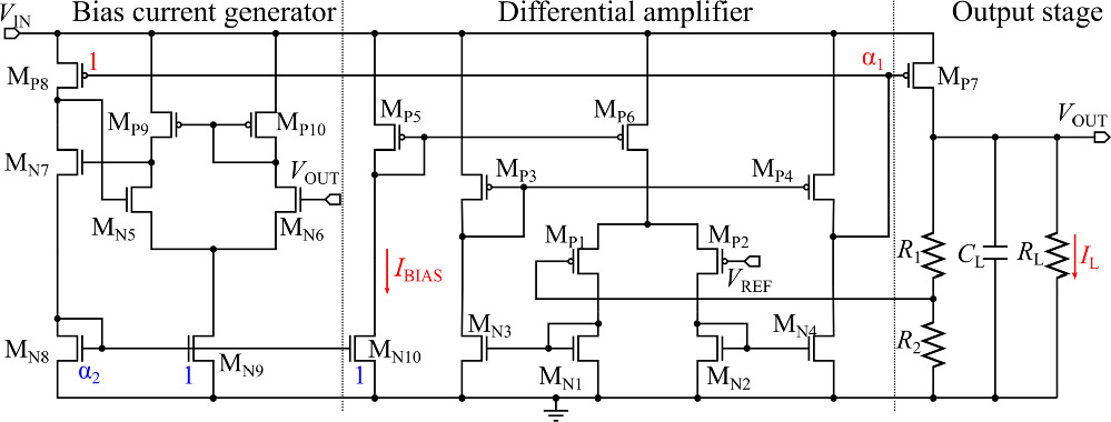 Ultra-low power low-dropout linear regulator with a load current ...