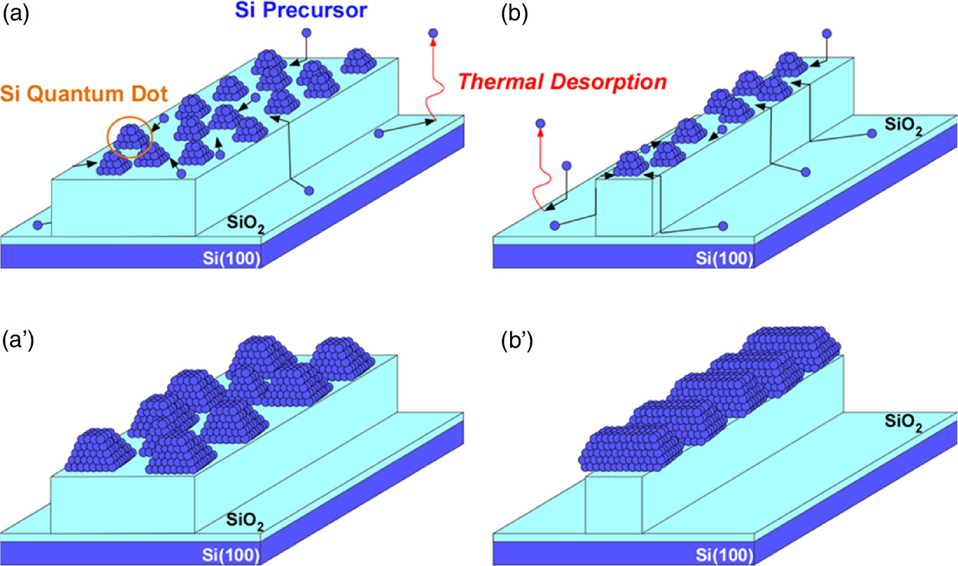 Self-assembling formation of Si-QDs on SiO2 line patterns - IOPscience