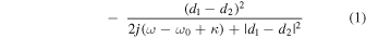 Equation (1)