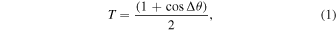 Equation (1)