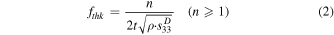Equation (2)