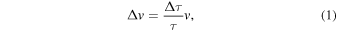 Equation (1)