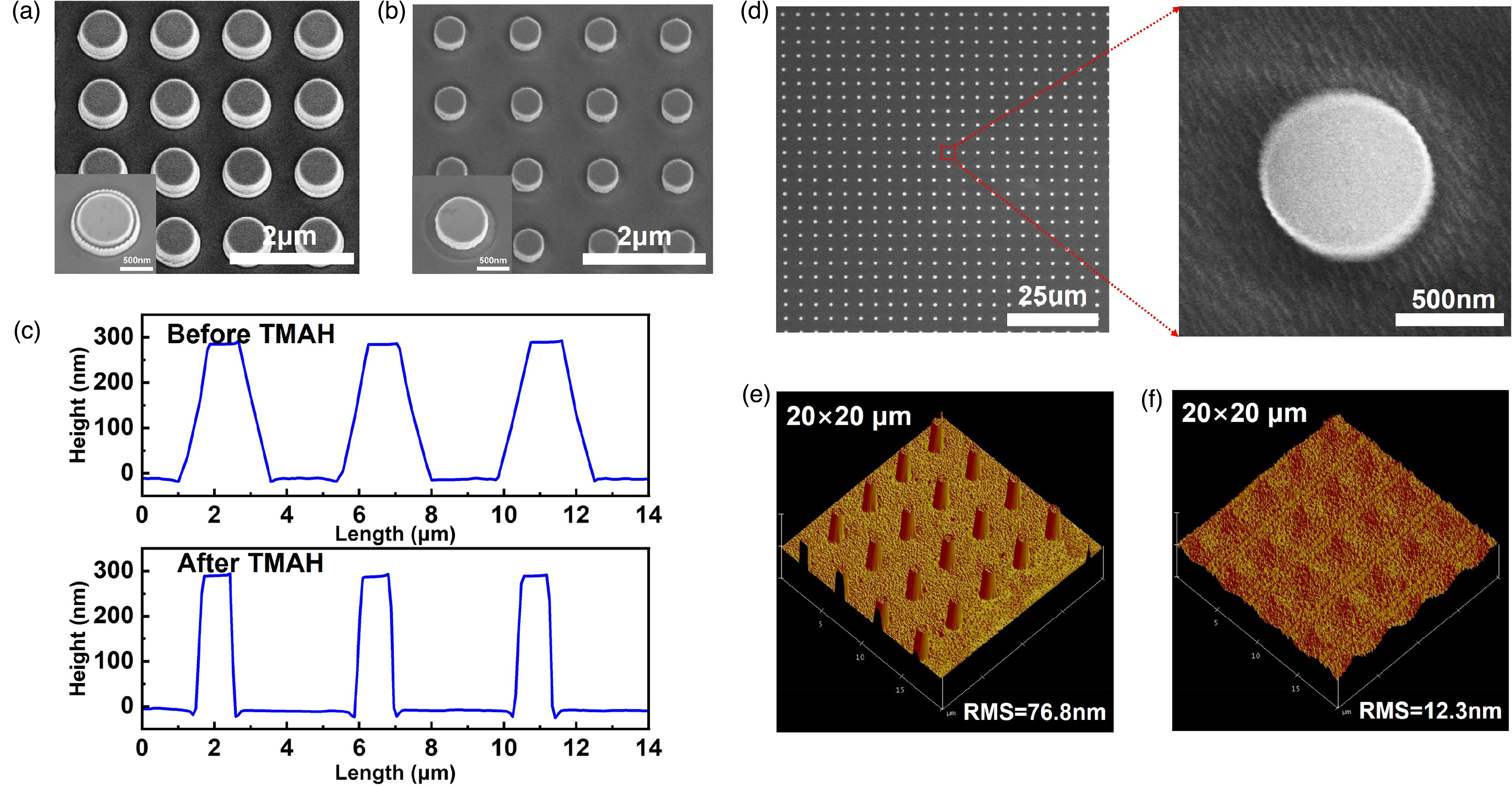 Gan Led Array Fabrication of nano-scale blue GaN-based nanopillar array LEDs for near ...