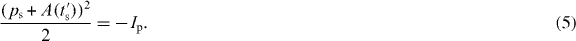Equation (5)