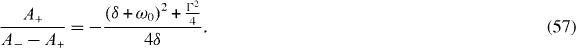 Equation (57)