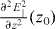 $\frac {\partial ^2E^2_\parallel }{\partial z^2}(z_0)$