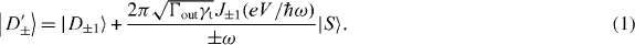 Equation (1)