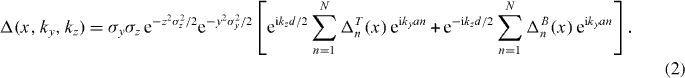 Equation (2)