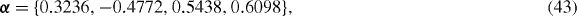 Equation (43)