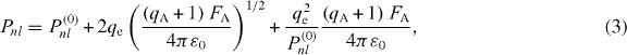 Equation (3)