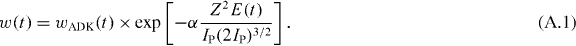 Equation (A.1)