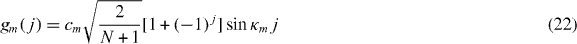 Equation (22)