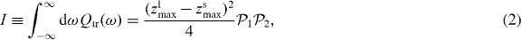 Equation (2)
