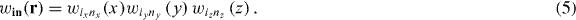 Equation (5)
