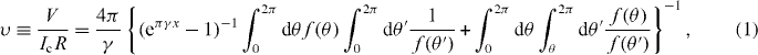 Equation (1)