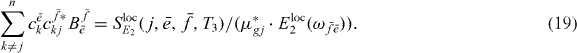 Equation (19)
