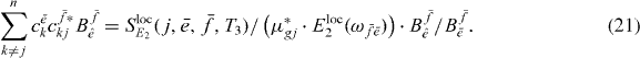 Equation (21)