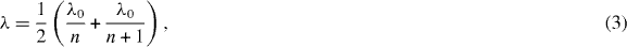Equation (3)